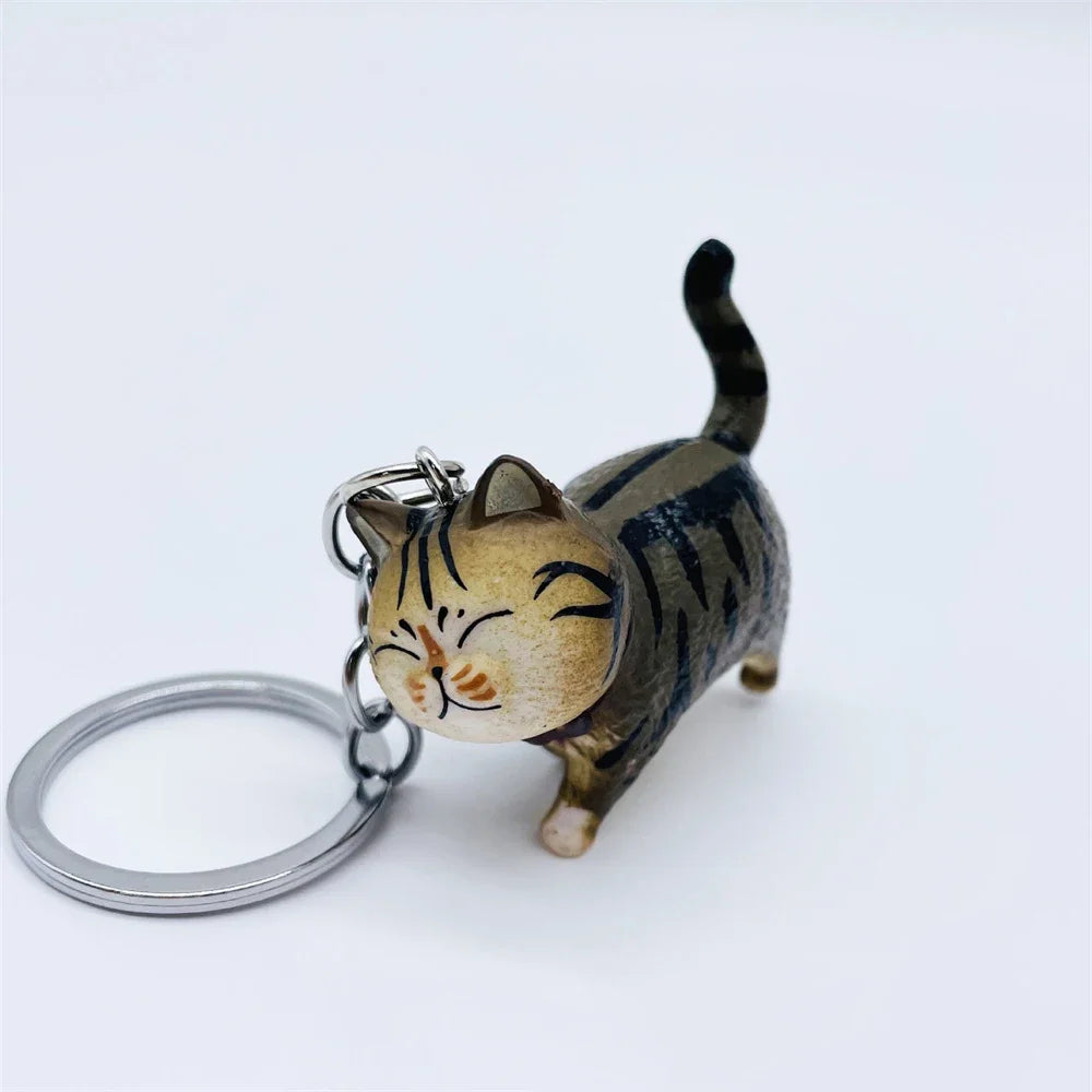 🐾 Cartoon Cat Keychain – Fun & Lovely Gift for Everyone! 😺