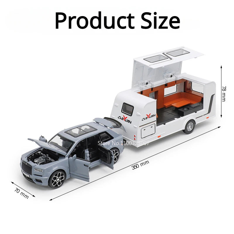 🚙 1:32 Rolls-Royce Cullinan RV Model Car – Luxury Adventure Edition 🌄