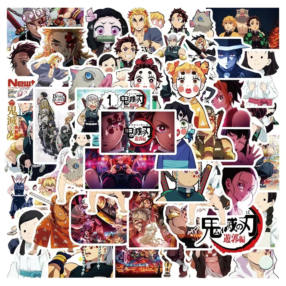 🎉✨ Mega Anime & Gaming Sticker Bundle – 50pcs ✨🎉