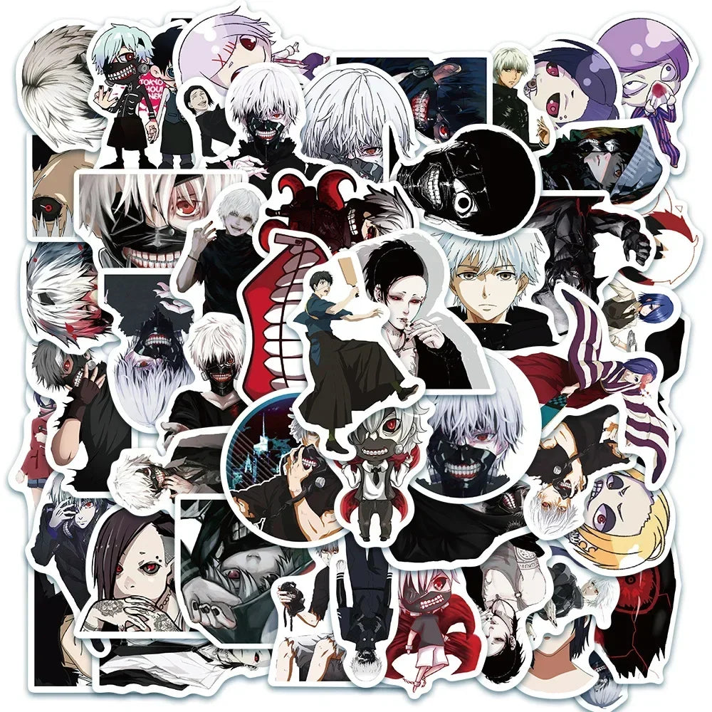 🎉✨ Mega Anime & Gaming Sticker Bundle – 50pcs ✨🎉