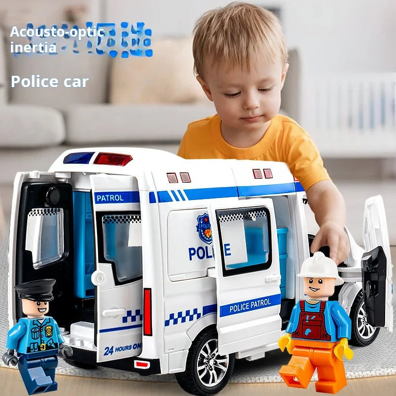 1:32 Alloy Emergency & Luxury Vehicle Model – Lights, Sounds & Pull Back Action