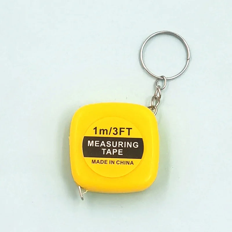 📏 Mini Tape Measure Keychain – Dual Side Metric & Inch 🎯