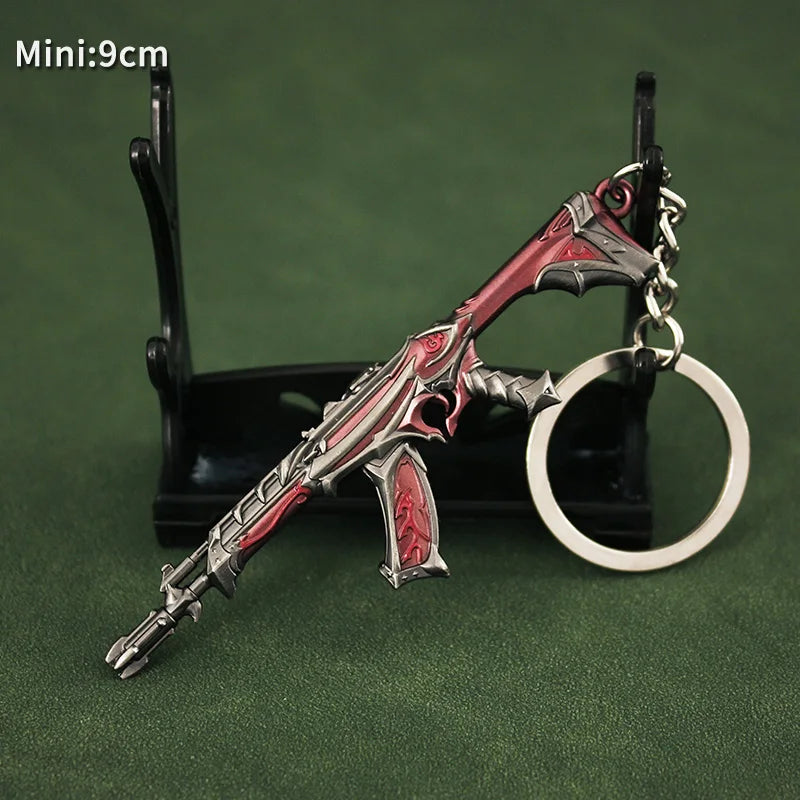 🔫 Valorant Gun & Knife Keychain – Mini Alloy Weapon Model for Gamers 🎮