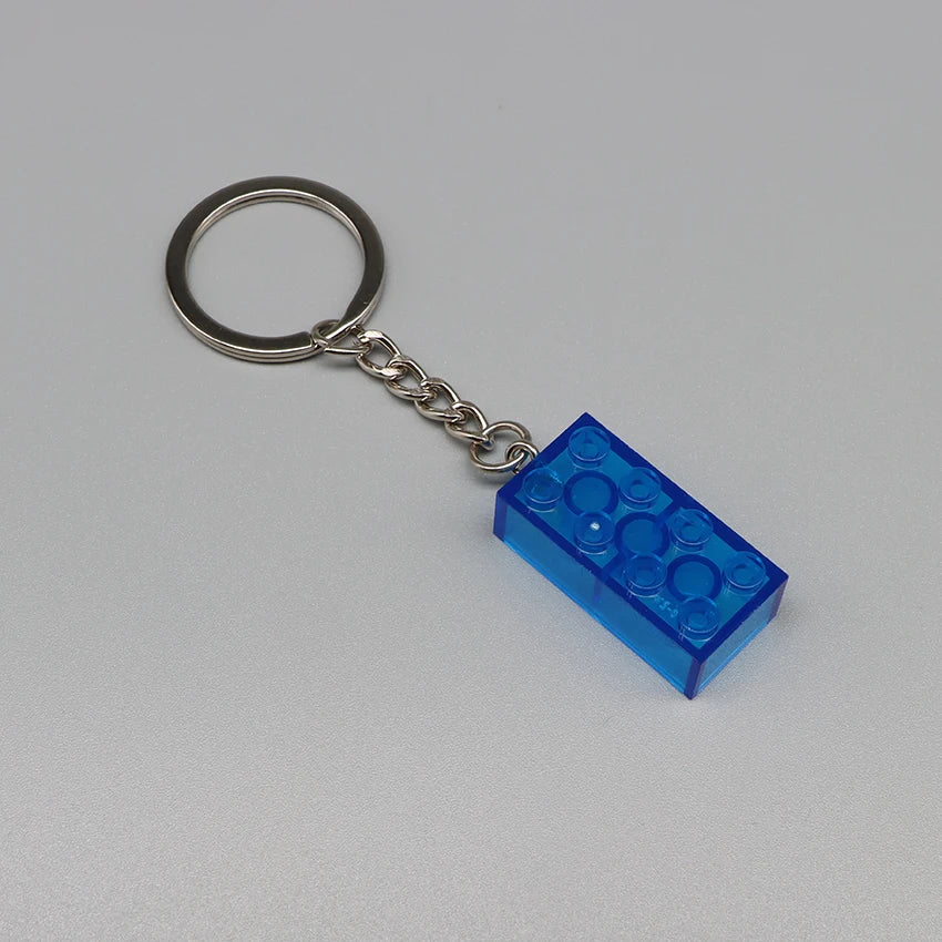 LEGO Style Keychain 🔑🧱 | Colorful Fun for Your Keys!