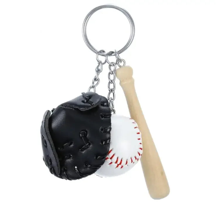 🧤⚾🎸 Creative Baseball & Guitar Keychain – Multi-Tool Keyring Gift