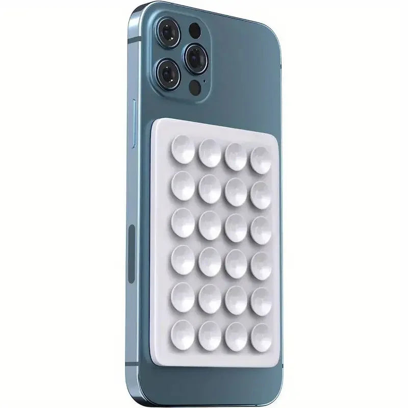 Silicone Suction Phone Holder 🧲 | Multifunctional Wall & Car Mount