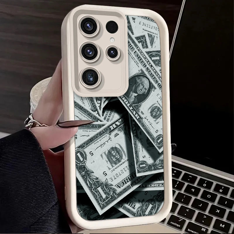 💵 Dollar Banknote Case – Stylish Wallet Cover for Samsung Galaxy