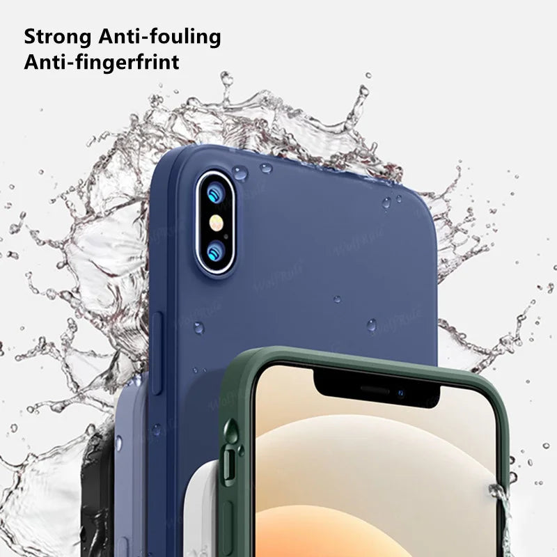📱 Minimalist Silicone iPhone Case – Smooth, Stylish & Protective!