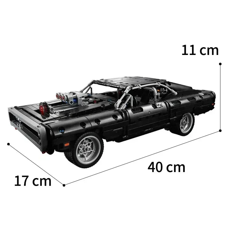 🏎️ 1077PCS Technical Racing Car Building Blocks – High-Difficulty Collector’s Model