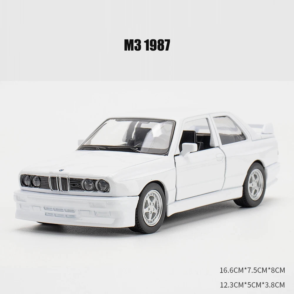 🚗 1:36 Diecast 1987 M3 Classic Car Model – Retro Perfection! 🏁