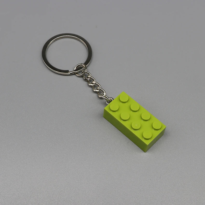 LEGO Style Keychain 🔑🧱 | Colorful Fun for Your Keys!