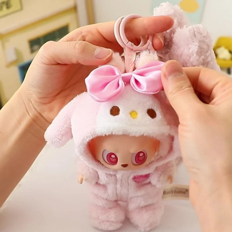 🍼✨ CuddleBaby Plush Doll Keychains 🧸💖