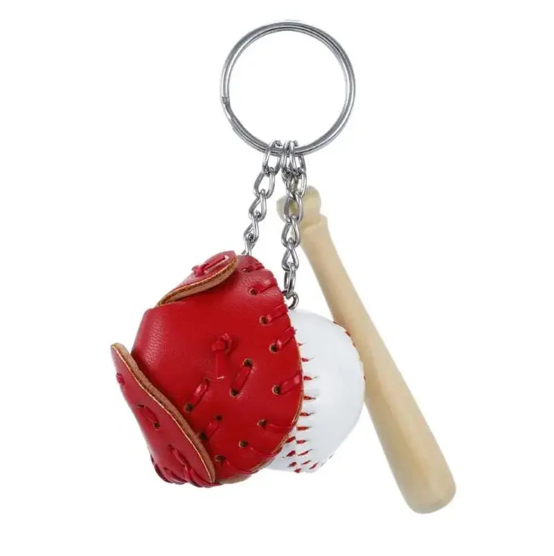 🧤⚾🎸 Creative Baseball & Guitar Keychain – Multi-Tool Keyring Gift