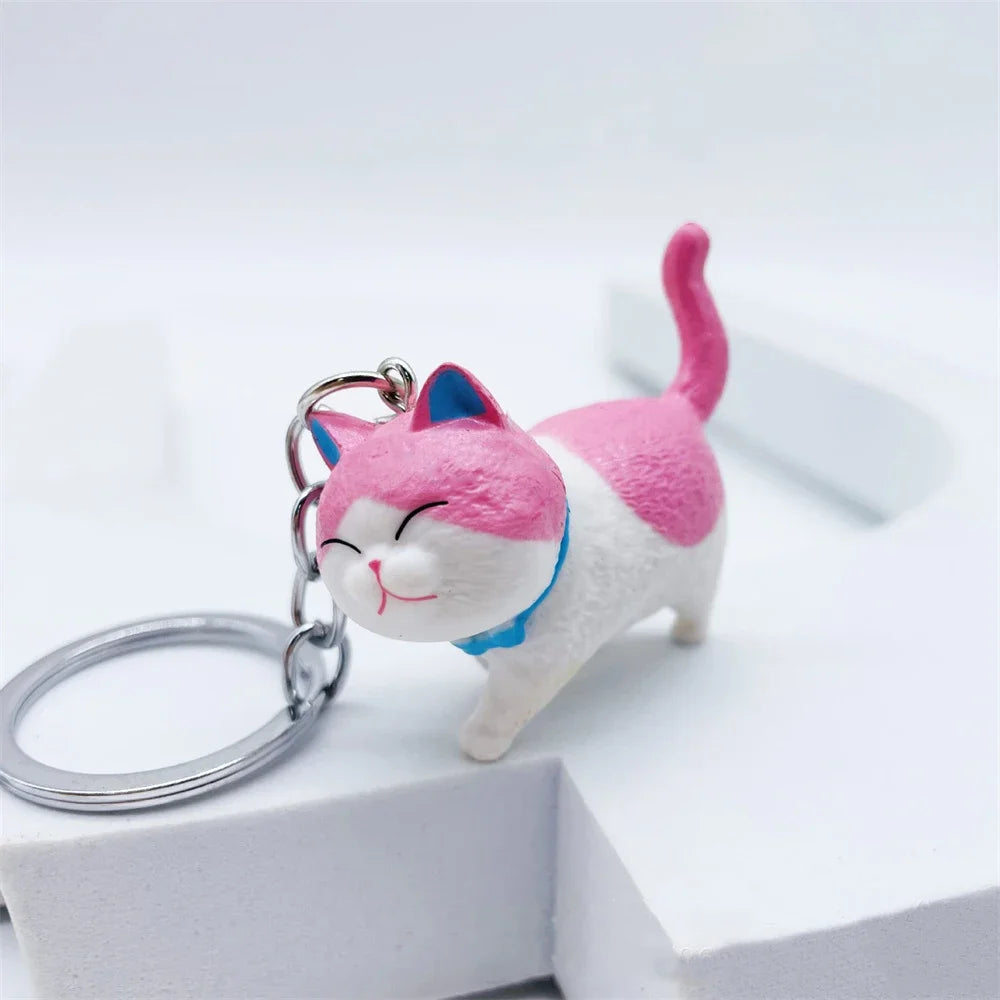 🐾 Cartoon Cat Keychain – Fun & Lovely Gift for Everyone! 😺