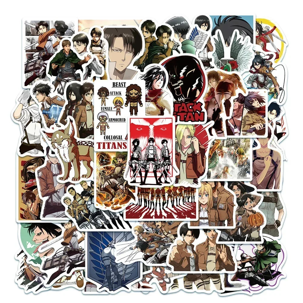 🎉✨ Mega Anime & Gaming Sticker Bundle – 50pcs ✨🎉