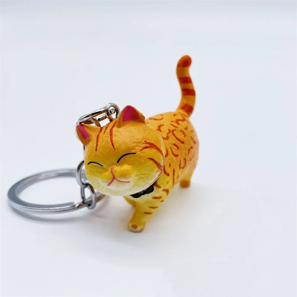 🐾 Cartoon Cat Keychain – Fun & Lovely Gift for Everyone! 😺