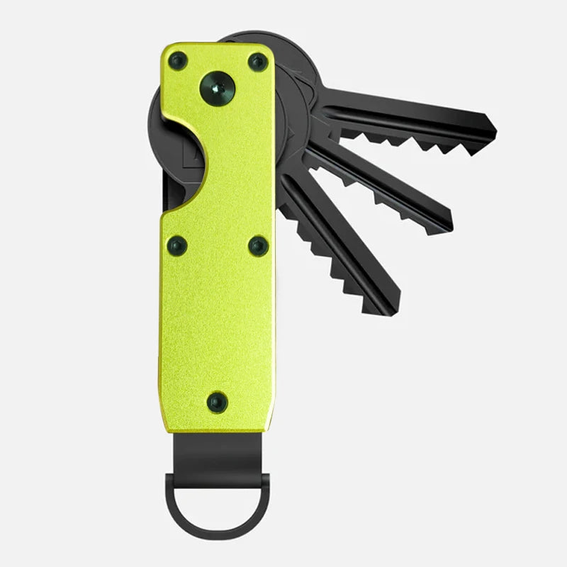 Compact Carbon Fiber Key Holder & Smart Organizer