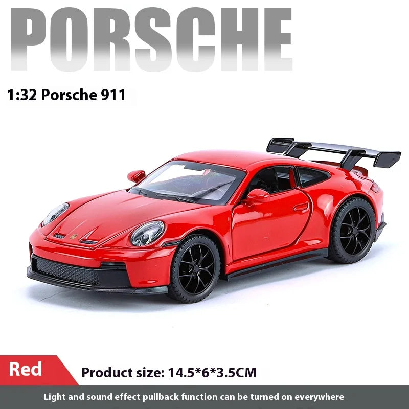 🏁 1:32 Porsche 911 GT3 RS Diecast Alloy Sports Car Model