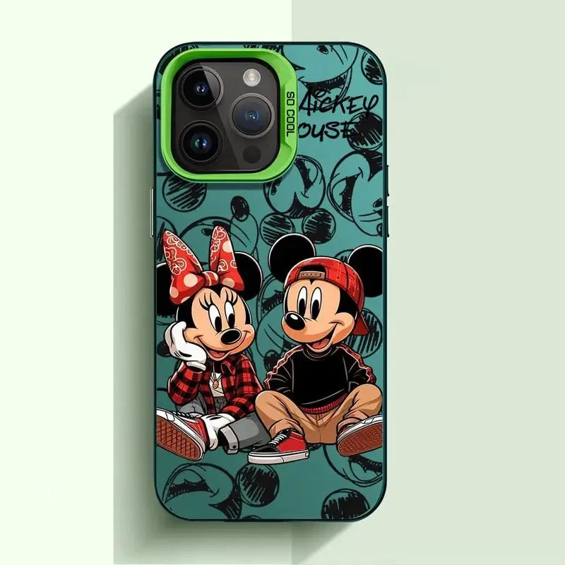🎀 Disney Mickey & Minnie Full Screen Case – Cute & Protective for iPhone
