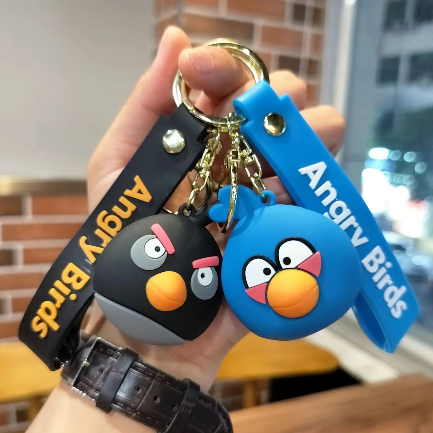 🔥 Angry Birds Keychain Collection – Fun & Iconic Gift! 🐤🐷🔑
