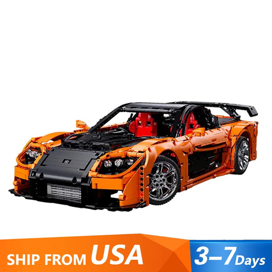 🔥 1:8 Technical RX-7 Veilside Fortune Concept Hypercar – 3071PCS Expert Building Set