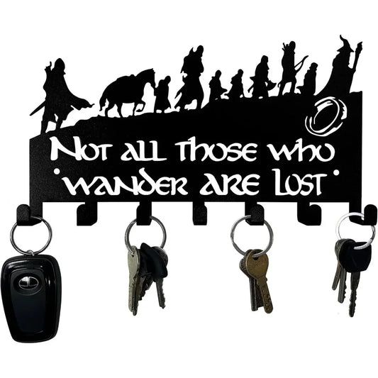 🖼️ Decorative Metal Key Holder – Wall-Mounted Iron Art for Your Home!