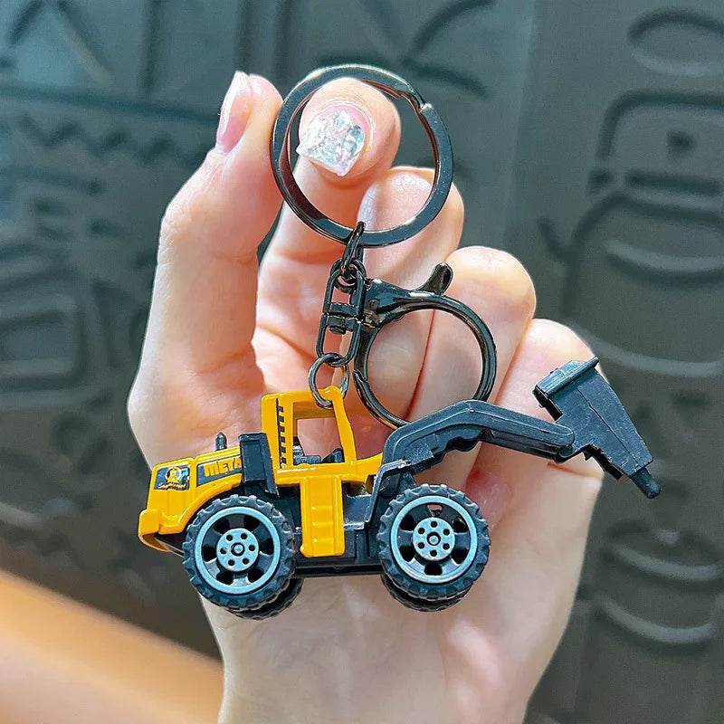 🚜 Construction Vehicle Keychain – Built for Fun &amp; Style!