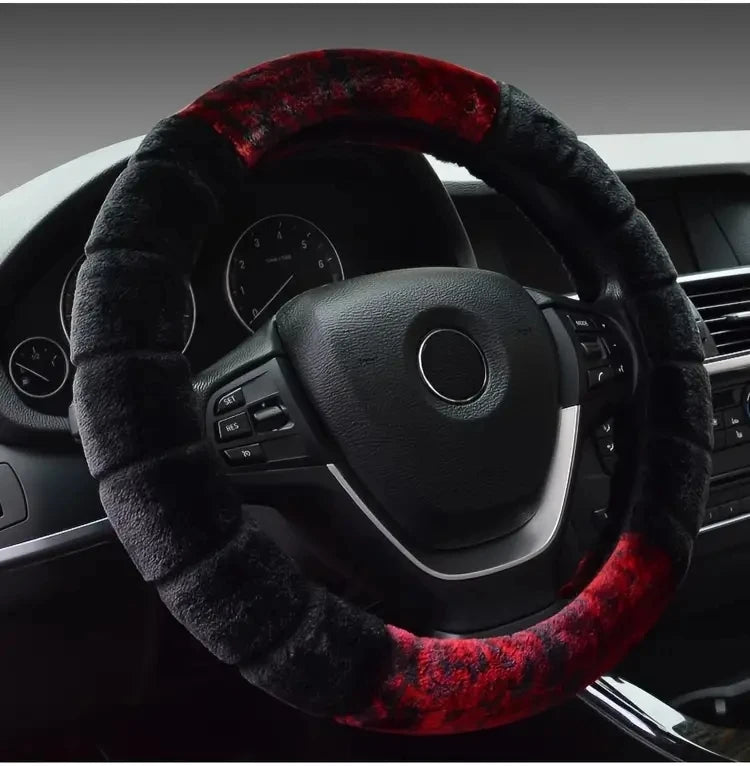 Soft Plush Winter Steering Wheel Cover