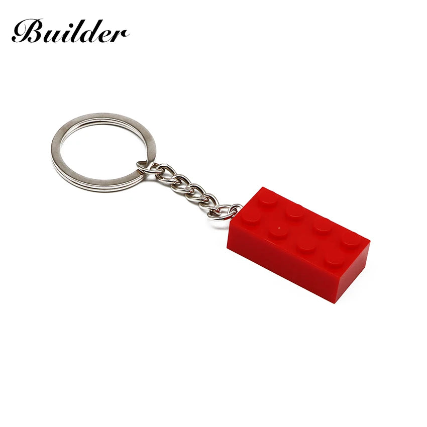 LEGO Style Keychain 🔑🧱 | Colorful Fun for Your Keys!