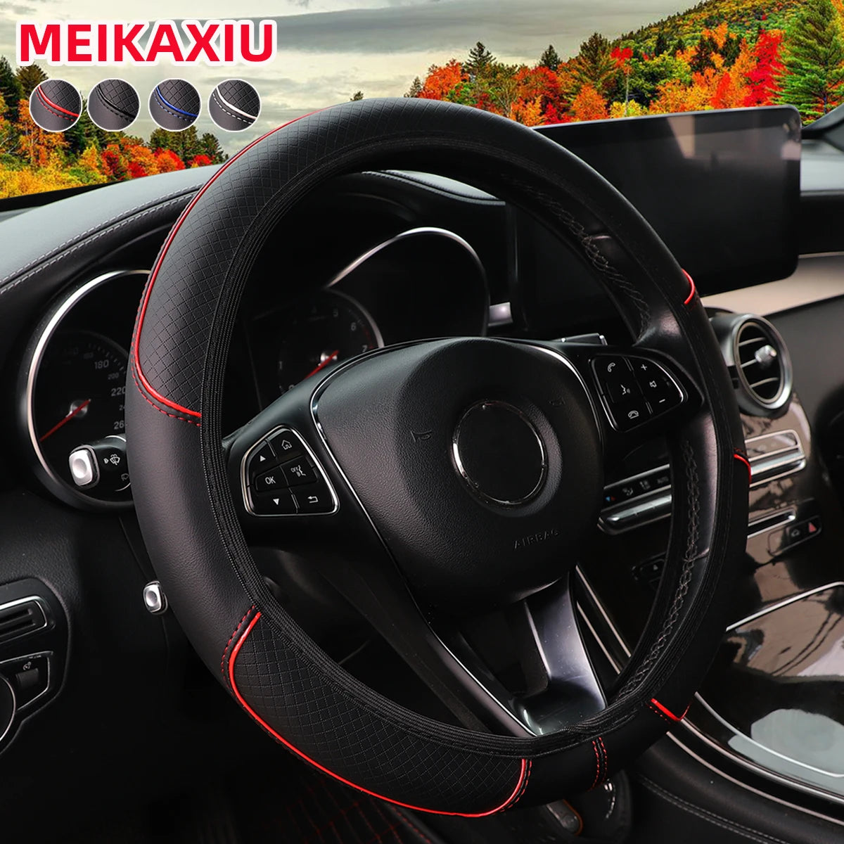 Luxury Steering Wheel Cover 🛞✨ – Comfort & Control in Style