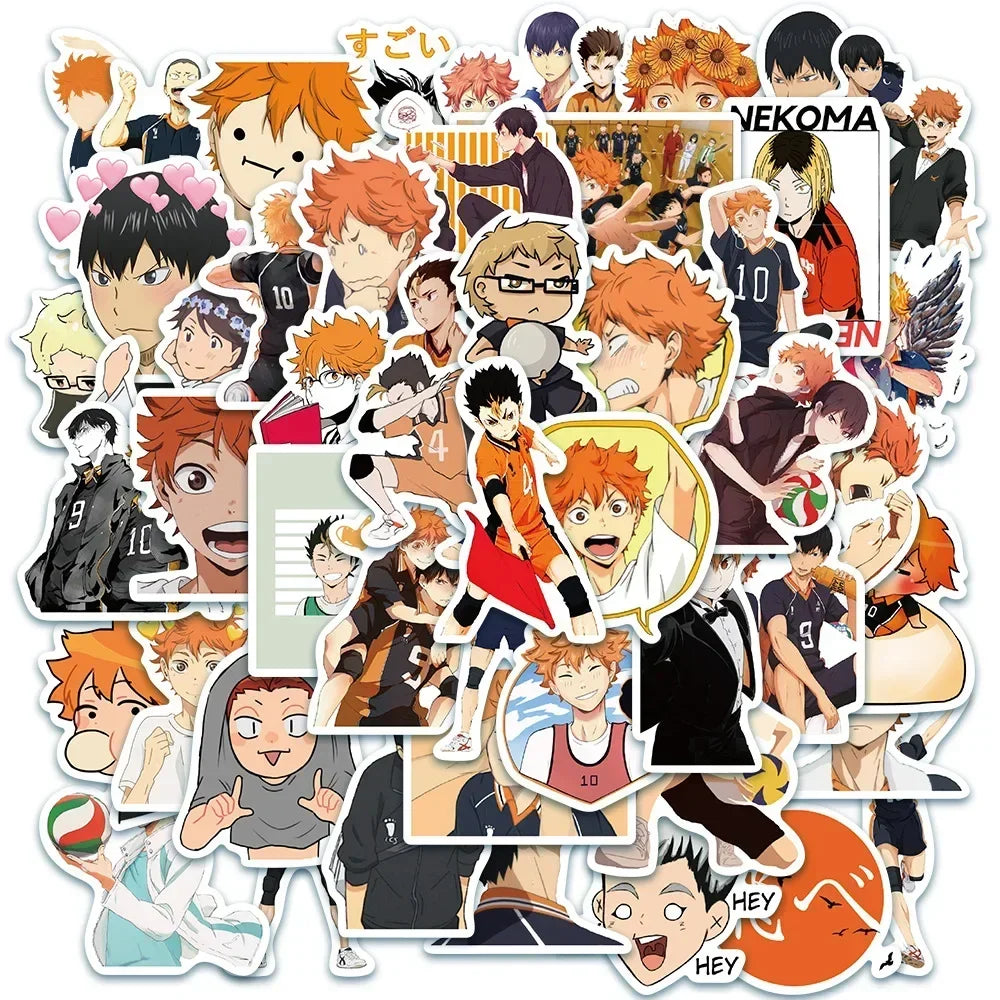 🎉✨ Mega Anime & Gaming Sticker Bundle – 50pcs ✨🎉