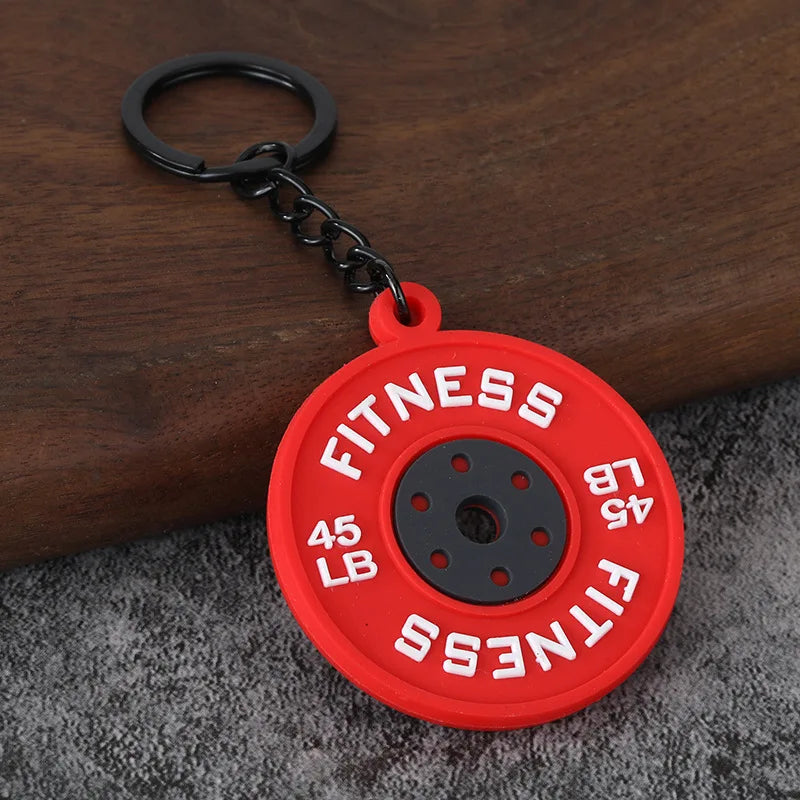 Gym Keychain Collection – Kettlebell, Dumbbell & Weight Plate Keychains
