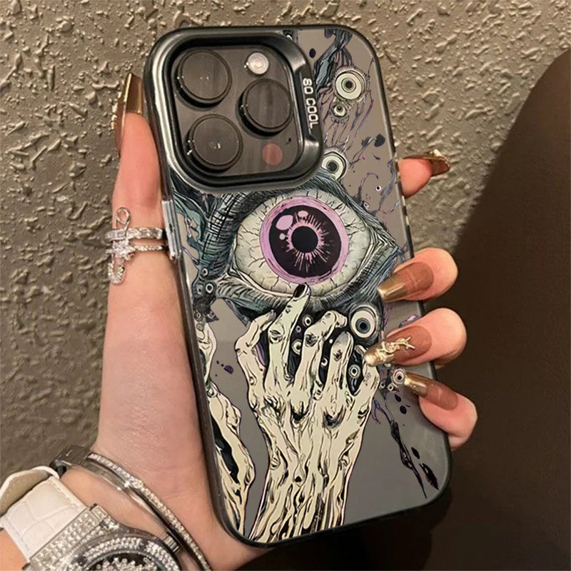 👁️🗨️🔥 3D Horror Skeleton Hand iPhone Case 🔥👁️🗨️