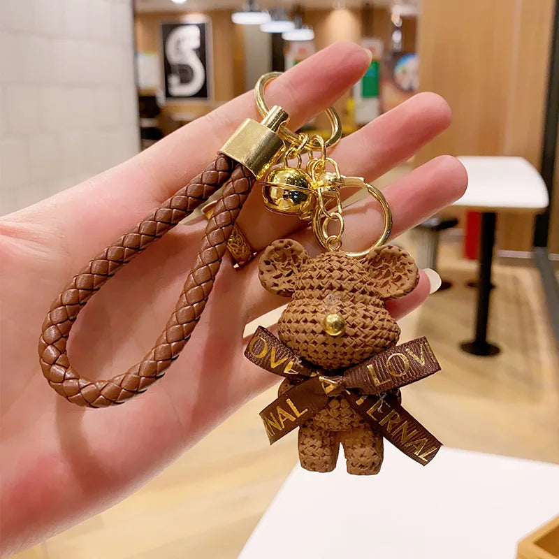 🧸 Cyber Bear Keychain – Futuristic Style with Personality!