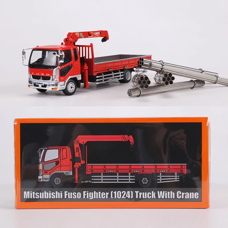🚛 Die-Cast Crane Truck Model – Heavy-Duty Realism for Collectors & Enthusiasts 🏗️