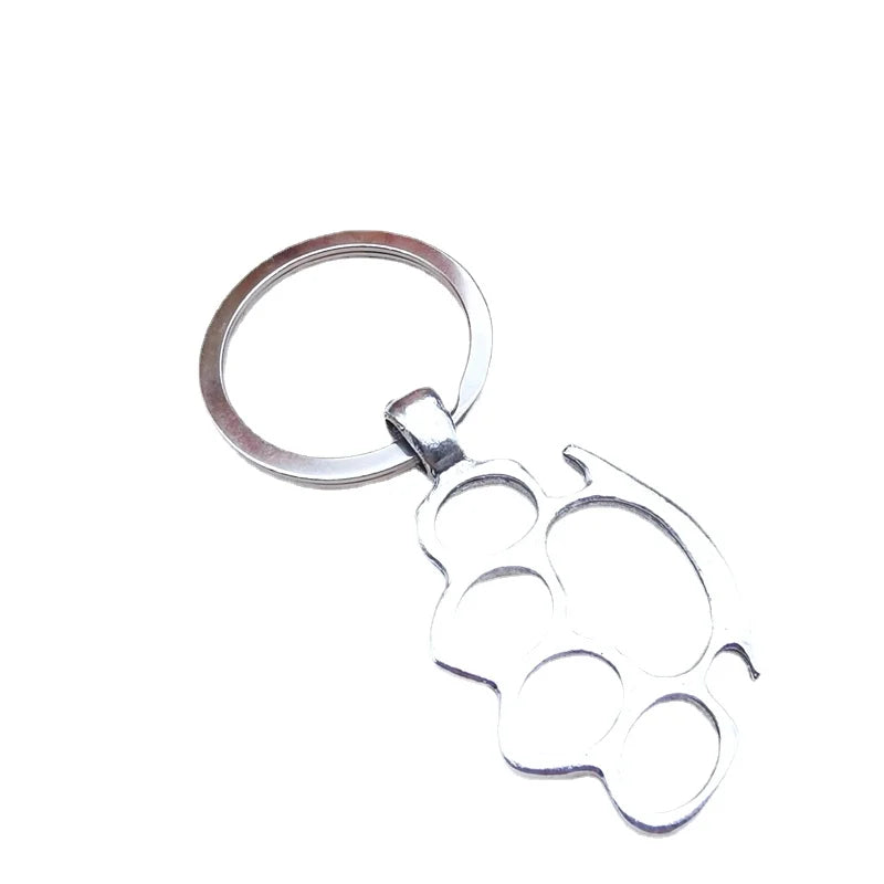 ⚡🔗 Mini Metal Knuckle Keychain 💎✨