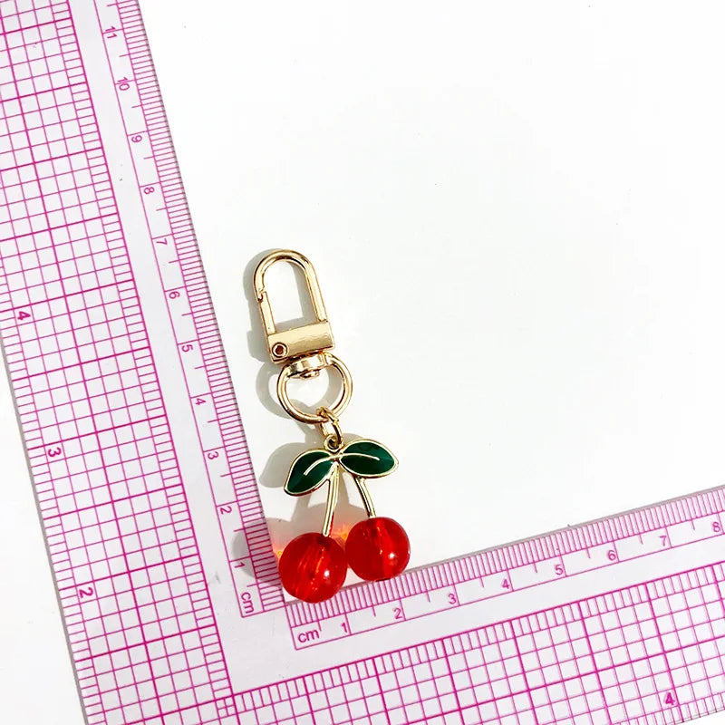 🍒✨ Cute Cherry Charm Keychain – Sweet &amp; Stylish! ✨🍒