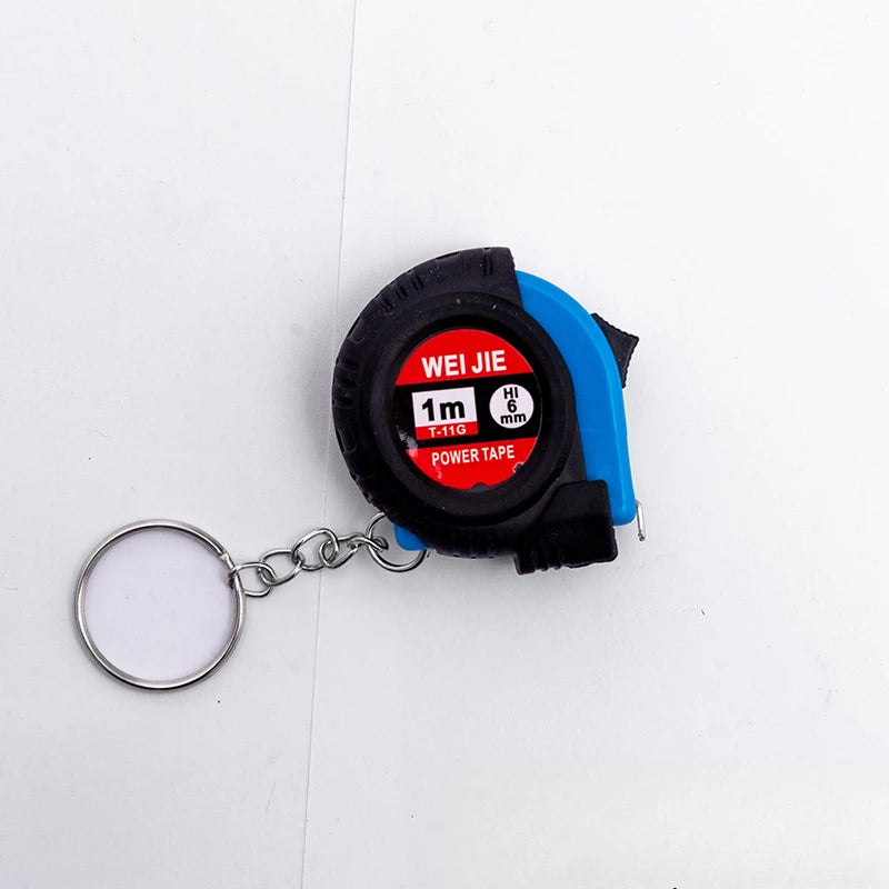 📏 Mini Tape Measure Keychain – Dual Side Metric & Inch 🎯