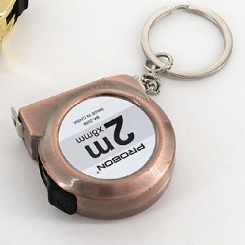 📏 Mini Tape Measure Keychain – Dual Side Metric & Inch 🎯
