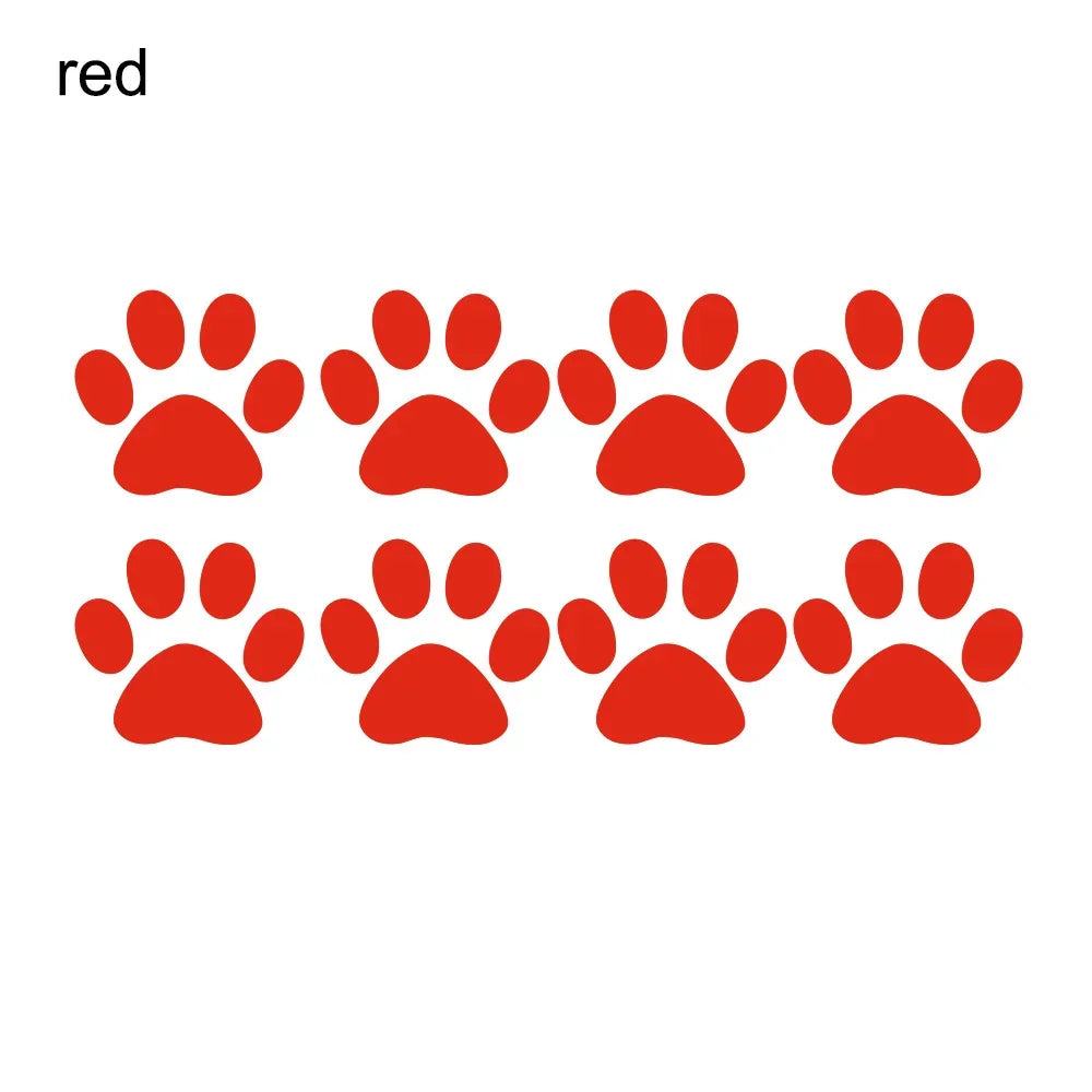 🐾 Cute Paw Print Car Stickers – Pet Lover’s Vinyl Decal Set 🚗