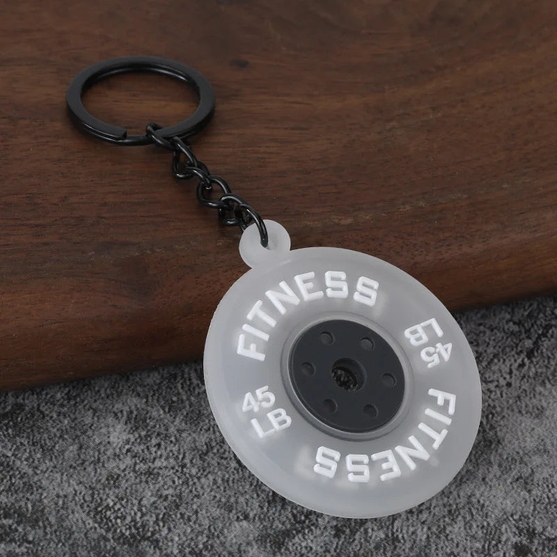 Gym Keychain Collection – Kettlebell, Dumbbell & Weight Plate Keychains
