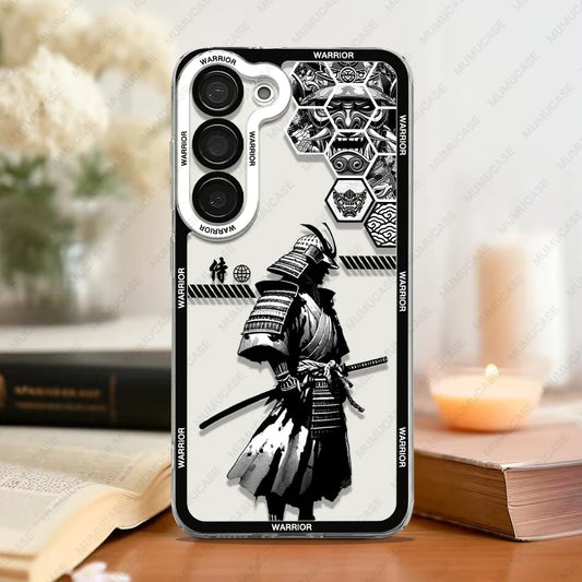 Samurai Spirit – Soft TPU Phone Case with Japanese Art for Samsung