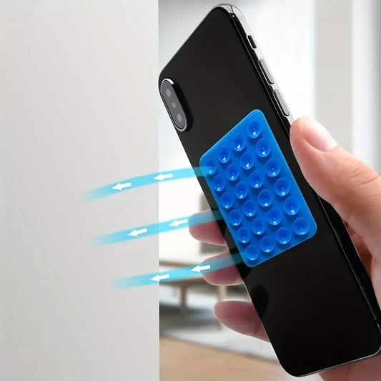 Silicone Suction Phone Holder 🧲 | Multifunctional Wall & Car Mount