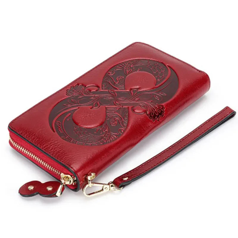 👜 Elegant Women's Luxury Leather Purse – High-Quality Handbag & Wallet