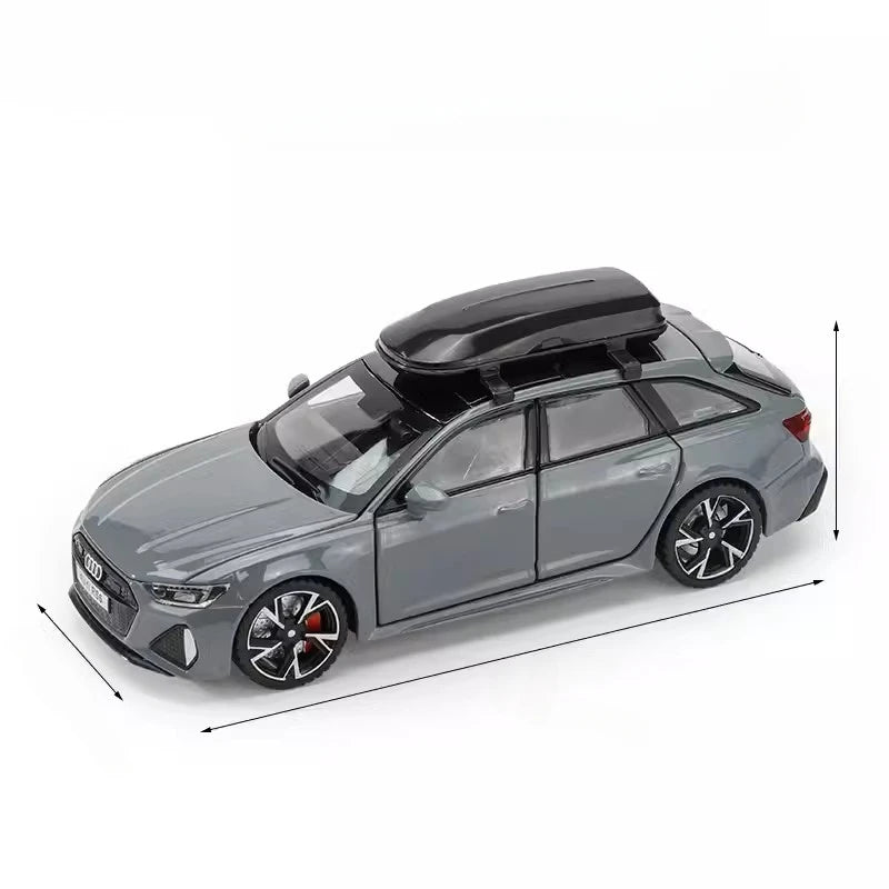 🖤 Audi RS6 Avant 1:32 Scale Diecast Model Car – Luxury Black Edition 🚘
