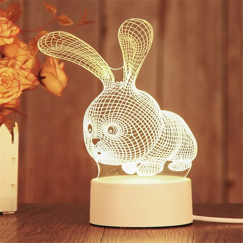 💡 Romantic LED Acrylic Night Light – The Perfect Gift for Any Occasion 🌙