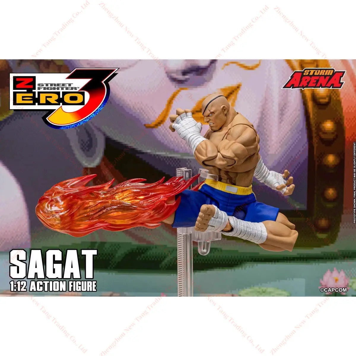 🥊 Sagat Action Figure - Street Fighter Collectible Masterpiece