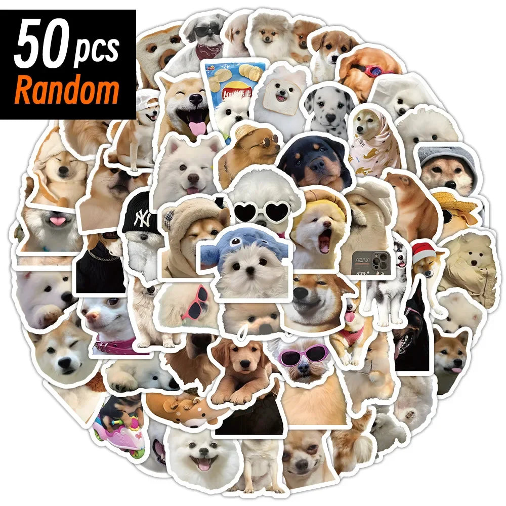 🐾 Cute Dog Sticker Pack – 10/50/100pcs of Pure Pup Joy! 🐶✨