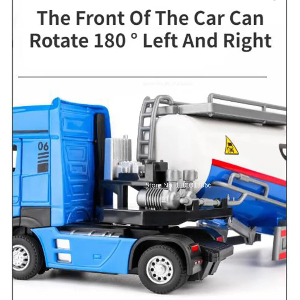 Heavy-Duty Concrete Mixer Truck 🚛💦 | 1:64 Scale Construction Model