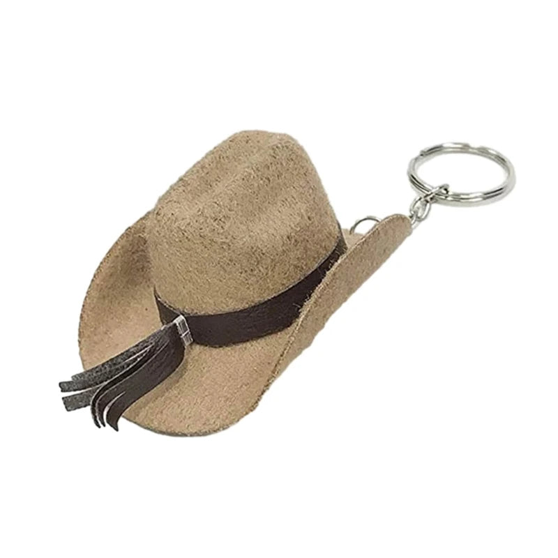 🤠 Cowboy Hat Keychain – Wild West Style Accessory 🌵